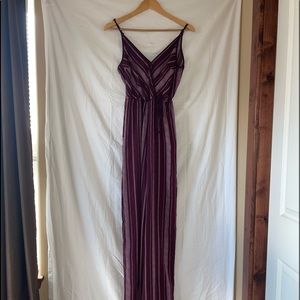 Maroon and white jumper